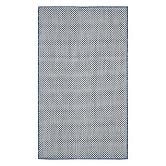 Nourison Courtyard Modern Geometric Indoor Outdoor Rug