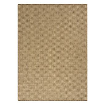 Nourison Courtyard Modern Geometric Indoor Outdoor Rug