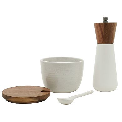 Food Network™ Salt Cellar & Pepper Grinder