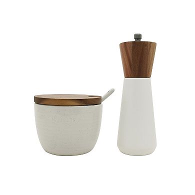 Food Network™ Salt Cellar & Pepper Grinder
