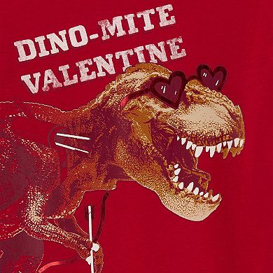 Toddler Boy Carter's Dinosaur "Dino-Mite Valentine" Valentine's Day Graphic Tee
