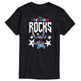 Disney's Lilo and Stitch Men's Freedom Rocks Graphic Tee