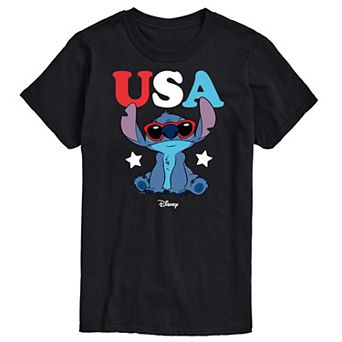 Disney's Lilo and Stitch Men's USA Sunglasses Graphic Tee