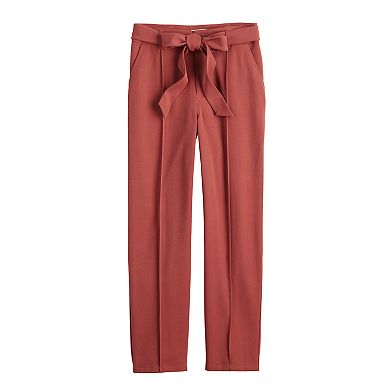 Women's LC Lauren Conrad Tie Front Pintuck Pants