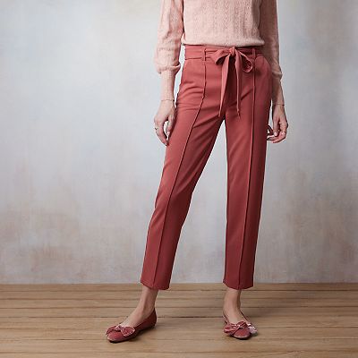 【COLOR iN ID】Tie Wrap Pintuck Pants Tie Front Wrap Detail Trouser | boohoo