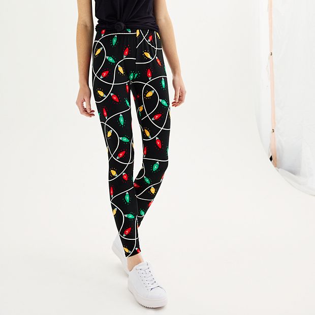 Christmas Lights Holiday Leggings