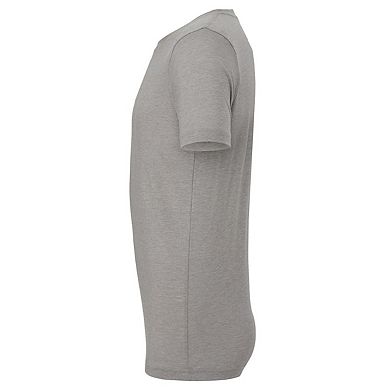 Canvas Mens Triblend Crew Neck Plain Short Sleeve T-Shirt