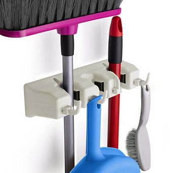 Zulay Home Mop and Broom Organizer Wall Mount