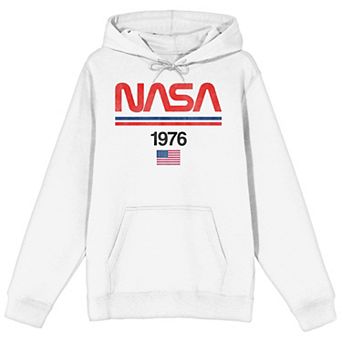 Men's NASA 1976 Flag Logo Hoodie