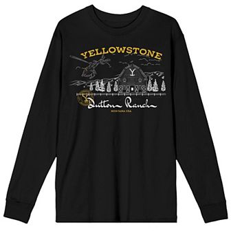 Men's Yellowstone Dutton Ranch Long Sleeve Tee