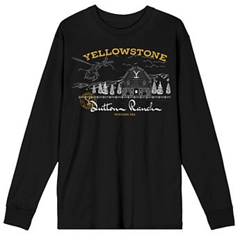 Men's Yellowstone Dutton Ranch Long Sleeve Tee