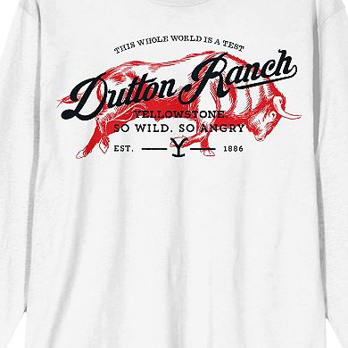 Men's Yellowstone Dutton Ranch Long Sleeve Tee