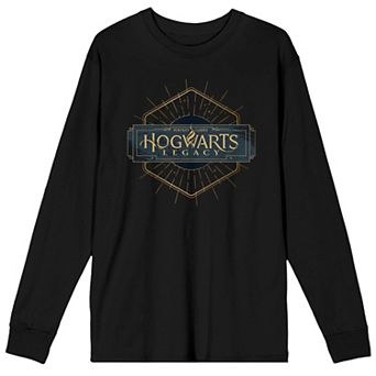 Men's Hogwarts Legacy Hexagon Logo Long Sleeve Tee