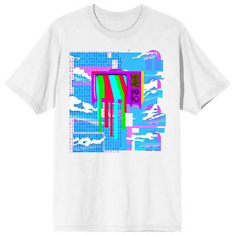 Men's K Tech Y2K TV Screen Glitch Tee