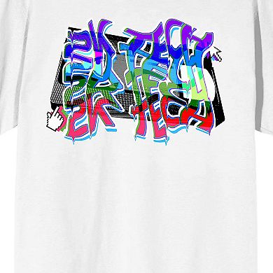 Men's K Tech Y2K VHS Tape White Tee