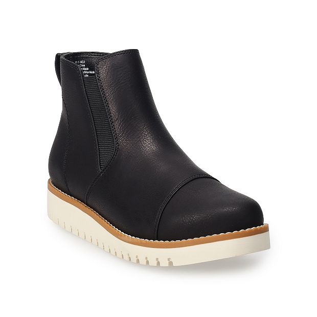 Kohls womens shops black booties