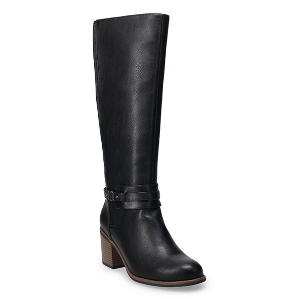 Kohls womens best sale tall black boots