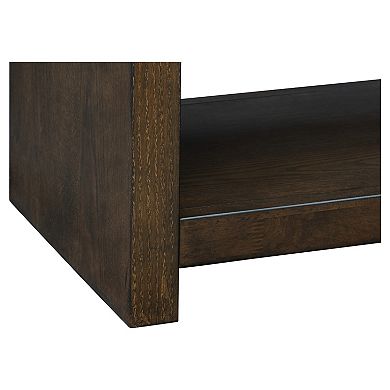 Madison Park Stanton Accent Bench with Lower Shelf