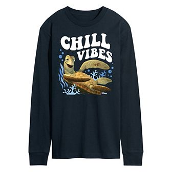 Disney/Pixar Finding Nemo Men's Chill Vibes Long Sleeve Graphic Tee