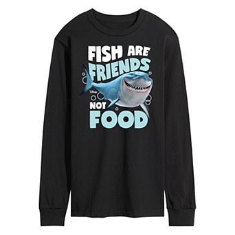 Disney/Pixar Finding Nemo Men's Fish Are Friends Long Sleeve Graphic Tee