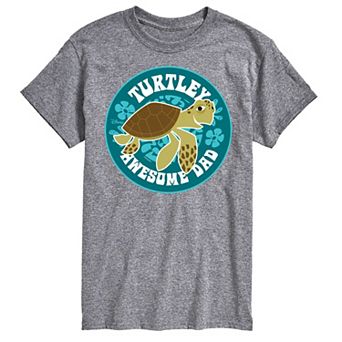 Disney/Pixar Finding Nemo Men's Turtley Awesome Dad Graphic Tee