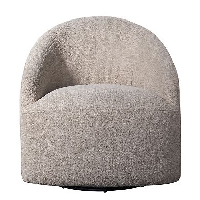 INK+IVY Bonn Upholstered Swivel Barrel Chair