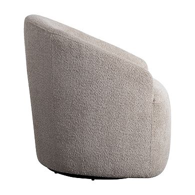 INK+IVY Bonn Upholstered Swivel Barrel Chair