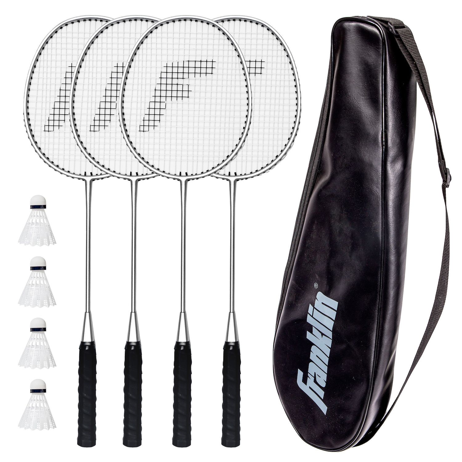  Franklin Sports Badminton Racket + Birdie Set