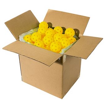 Franklin Sports X-26 Pickleballs Indoor - 100 Pack - Yellow