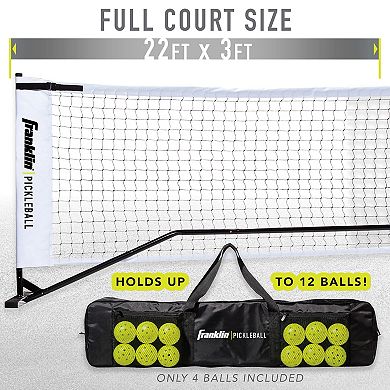 Franklin Sports Pickleball Portable Net & Starter Set