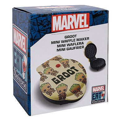 Uncanny Brands Marvel Eat The Universe Groot Mini Waffle Maker