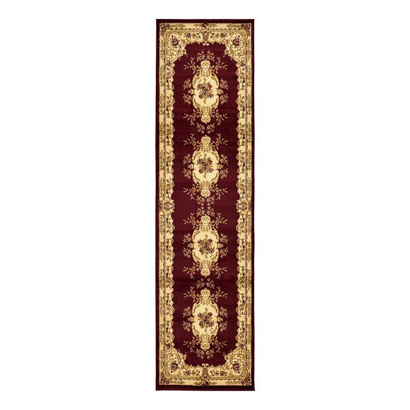 Unique Loom Charles Versailles Rug, Red, 10Ft Rnd