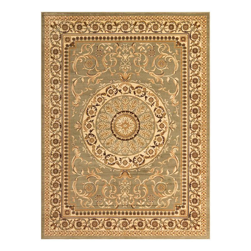 Unique Loom Napoleon Versailles Rug, Green, 9X12 Ft