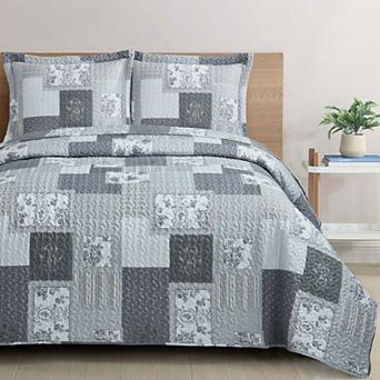 Rochelle Reversible Quilt Bedspread Set