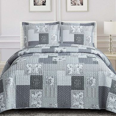 Rochelle Reversible Quilt Bedspread Set