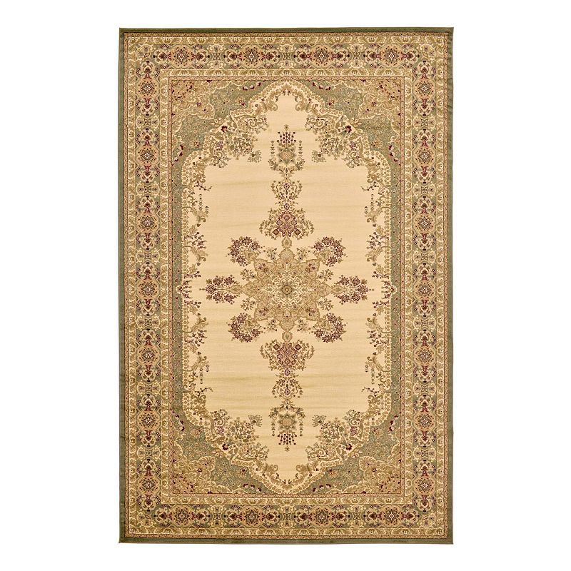 Unique Loom Versailles Rug, White, 10X13 Ft