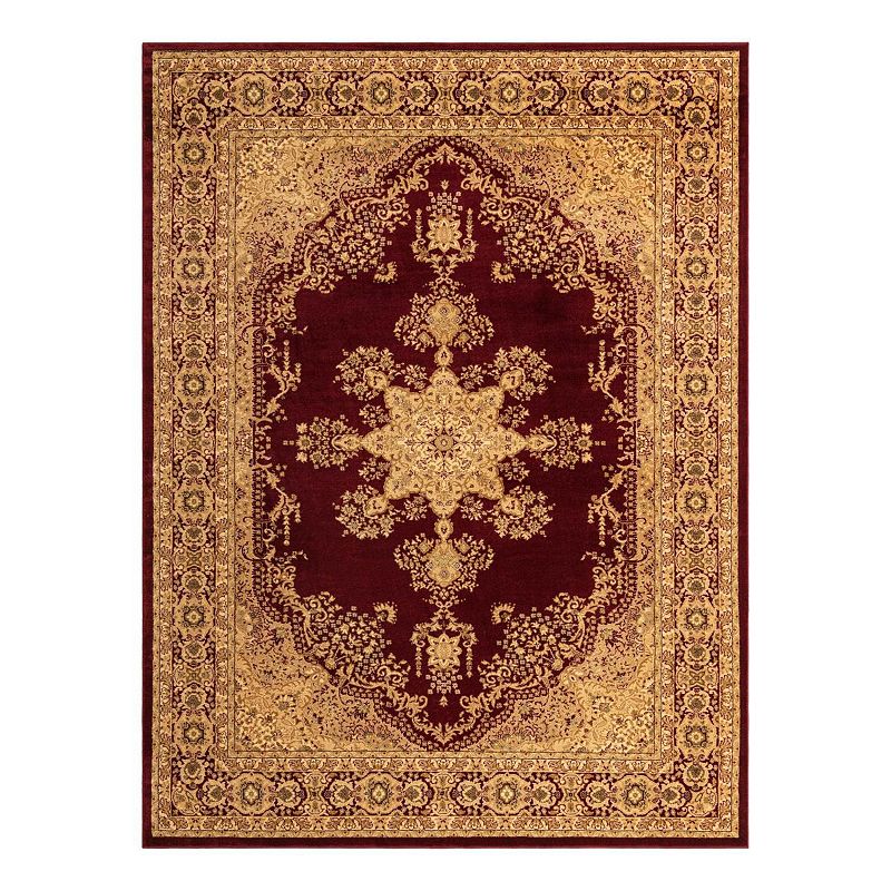 Unique Loom Versailles Rug, Red, 8X11 Ft