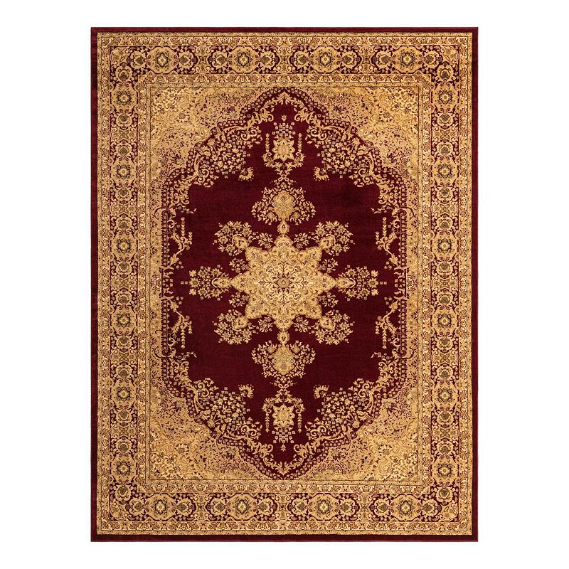 Unique Loom Versailles Rug, Red, 8X11 Ft