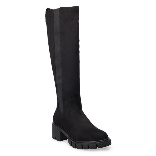 Kohls black shop knee high boots