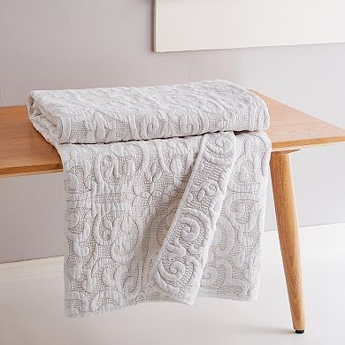 Levtex Home BH Sherbourne White Quilted Throw