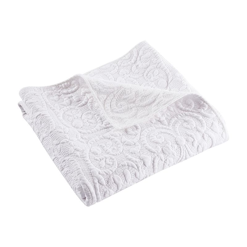 Levtex Home BH Sherbourne White Quilted Throw