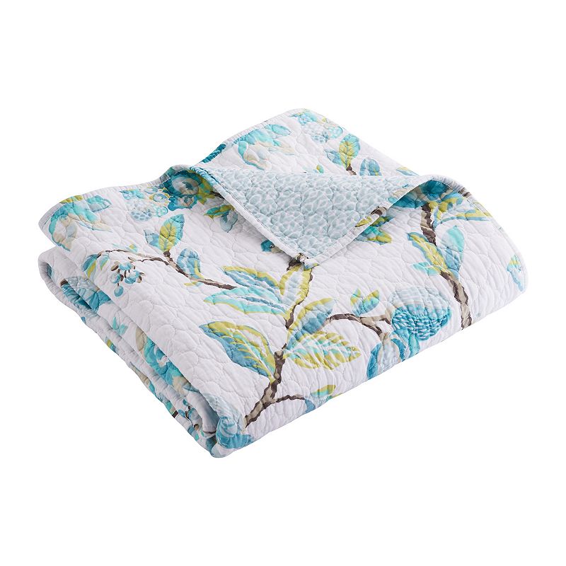 Levtex Home Cressida Quilted Throw, Blue