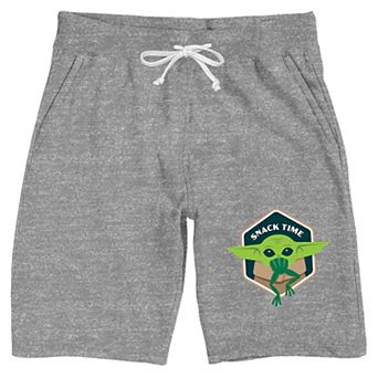 Men's Star Wars Baby Yoda Snack Time Pajama Shorts