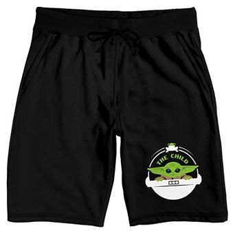 Men's Star Wars Baby Yoda Spaceship Pajama Shorts
