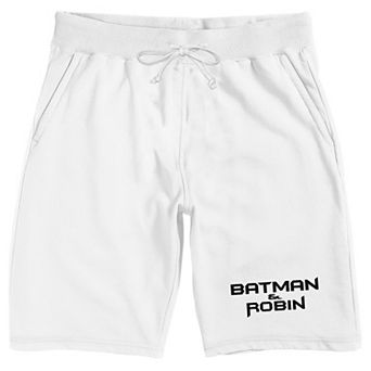 Men's DC Comics Batman & Robin Text Pajama Shorts