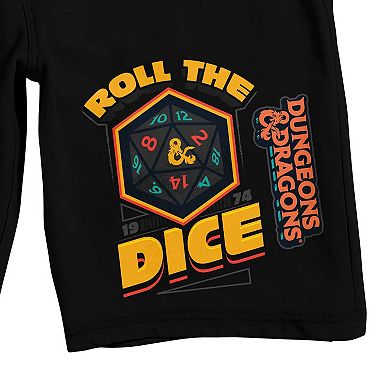 Men's Dungeons & Dragons "Roll the Dice" Pajama Shorts