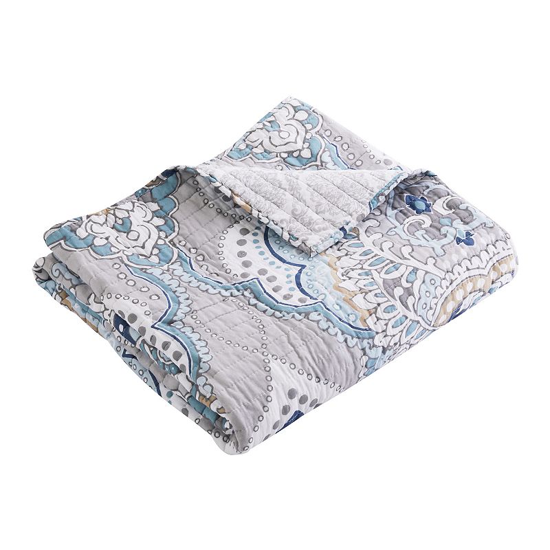 81914185 Levtex Home Olyria Coral Quilted Throw, Multicolor sku 81914185