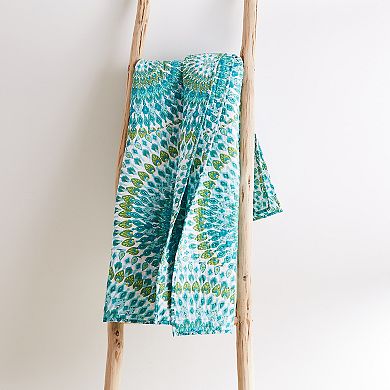 Levtex Home Mirage Teal Quilted Throw