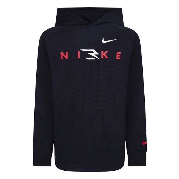 Nike 3BRAND by Russell Wilson Big Boys Crew Neck Long Sleeve Graphic T-Shirt | Gray | Regular Large | Shirts + Tops Graphic T-shirts