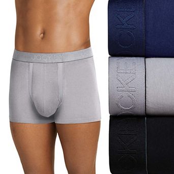 Men's Jockey® 3-Pack Chafe Proof Pouch Cotton Stretch 3" Trunk